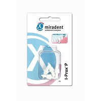 MIRADENT Ersatz Spitzbürsten I-Prox P weiß soft - 4St - Interdentalpflege