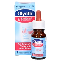 OLYNTH 0,1% für Erwachsene Nasentropfen - 10ml - Nase frei