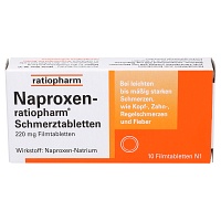 NAPROXEN-ratiopharm Schmerztabl. Filmtabletten - 10St - Regelschmerzen