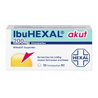 IBUHEXAL akut 200 Filmtabletten - 10St - Rheumaschmerzen
