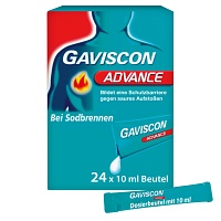 GAVISCON Advance Pfefferminz Suspension - 24X10ml - Saurer Magen