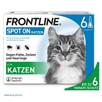 FRONTLINE Spot on K Lösung f.Katzen - 6St - Tierarzneimittel