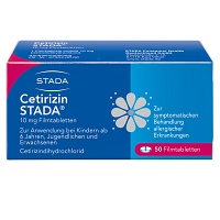 CETIRIZIN STADA 10 mg Filmtabletten - 50St - Allergie allgemein