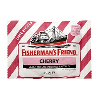 FISHERMANS FRIEND Cherry ohne Zucker Pastillen - 25g - Fishermans Friend