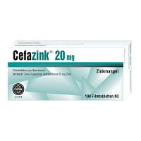 CEFAZINK 20 mg Filmtabletten - 100St - Selen & Zink