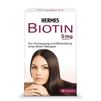 BIOTIN HERMES 5 mg Tabletten - 30St - Für Haut, Haare & Knochen