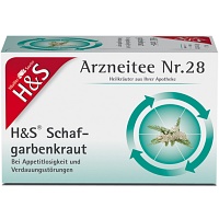 H&S Schafgarbentee Filterbeutel - 20X1.7g - Heilkräutertees