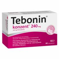 TEBONIN konzent 240 mg Filmtabletten - 80St - Gedächtnisstärkung