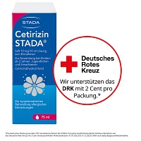 CETIRIZIN STADA Saft 10 mg/10 ml - 75ml - Allergie allgemein