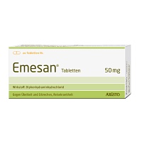 EMESAN Tabletten - 20St - Übelkeit & Schwindel