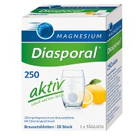 MAGNESIUM DIASPORAL 250 aktiv Brausetabletten - 20St - Magnesium