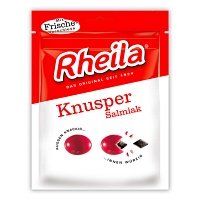 RHEILA Knusper Salmiak mit Zucker - 90g - Bonbons zuckerhaltig