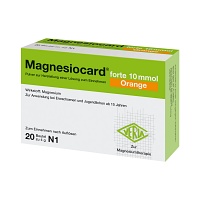 MAGNESIOCARD forte 10 mmol Orange Plv.z.H.e.L.z.E. - 20St - Magnesium