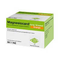 MAGNESIOCARD forte 10 mmol Orange Plv.z.H.e.L.z.E. - 50St - Magnesium