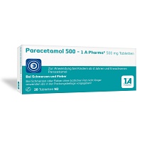 PARACETAMOL 500-1A Pharma Tabletten - 20St - Grippe & Fieber