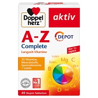DOPPELHERZ A-Z Depot Tabletten - 40St - Für die Augen