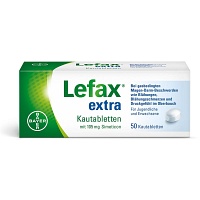 LEFAX extra Kautabletten - 50St - Blähungen & Krämpfe