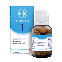 BIOCHEMIE DHU 1 Calcium fluoratum D 3 Tabletten - 200St - Dhu Nr. 1 & 2