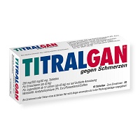 TITRALGAN Tabletten gegen Schmerzen - 10St - Schmerzen allgemein