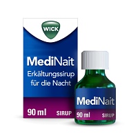 WICK MediNait Erkältungssirup für die Nacht - 90ml - Grippe & Fieber