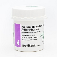 BIOCHEMIE Adler 4 Kalium chloratum D 6 Tabletten - 400St