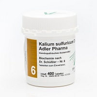 BIOCHEMIE Adler 6 Kalium sulfuricum D 6 Tabletten - 400St
