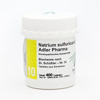 BIOCHEMIE Adler 10 Natrium sulfuricum D 6 Tabl. - 400St