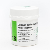 BIOCHEMIE Adler 18 Calcium sulfuratum D 12 Tabl. - 400St