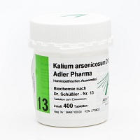 BIOCHEMIE Adler 13 Kalium arsenicosum D 12 Tabl. - 400St