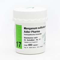 BIOCHEMIE Adler 17 Manganum sulfuricum D 12 Tabl. - 400St
