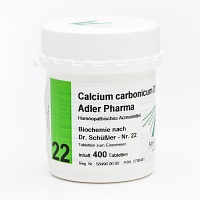 BIOCHEMIE Adler 22 Calcium carbonicum D 12 Tabl. - 400St