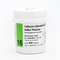 BIOCHEMIE Adler 16 Lithium chloratum D 12 Tabl. - 400St