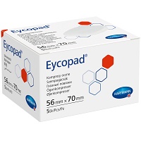 EYCOPAD Augenkompressen 56x70 mm unsteril - 5St