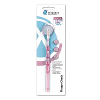 MIRADENT Plaquetest Mira2+Spiegel pink transparent - 1St