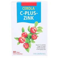 CEROLA C plus Zink Taler Grandel - 60St - Vitamine