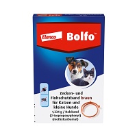 BOLFO Flohschutzband braun f.kleine Hunde/Katzen - 1St - Bolfo