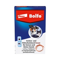 BOLFO Flohschutzband braun f.kleine Hunde/Katzen - 1St - Bolfo
