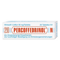 PERCOFFEDRINOL N 50 mg Tabletten - 20St - Kreislaufanregung