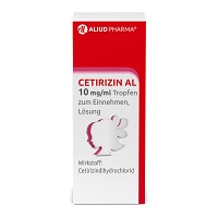CETIRIZIN AL 10 mg/ml Tropfen zum Einnehmen - 2X10ml - Allergie allgemein