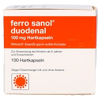 FERRO SANOL duodenal Hartkaps.m.msr.überz.Pell. - 100St - Eisen