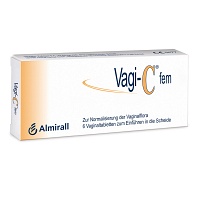 VAGI C Fem Vaginaltabletten - 6St - Aufbau der Vaginalflora