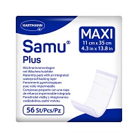SAMU Wöchnerinnen Vorlagen Plus maxi 11x35 cm - 56St