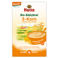 HOLLE Bio Babybrei 3 Korn - 250g - Babynahrung
