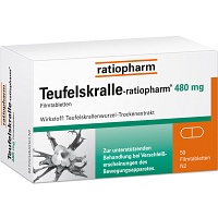 TEUFELSKRALLE-RATIOPHARM Filmtabletten - 50St - Rheuma & Arthrose
