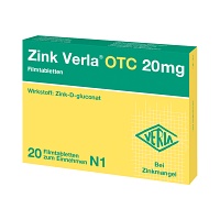 ZINK VERLA OTC 20 mg Filmtabletten - 20St - Selen & Zink