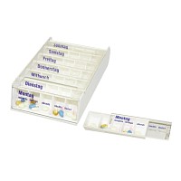 ANABOX 7 Tage Wochendosierer weiß - 1St - Tablettenteiler & -dispenser