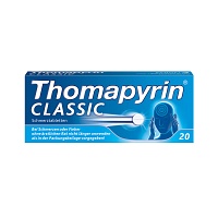 THOMAPYRIN CLASSIC Schmerztabletten - 20St - Kopfschmerzen und Migräne