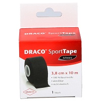 DRACO TAPEVERBAND 3,8 cmx10 m schwarz - 1St