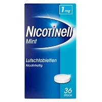 NICOTINELL Lutschtabletten 1 mg Mint - 36St - Raucherentwöhnung