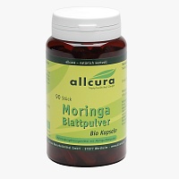 MORINGA BLATTPULVER Bio Kapseln - 90St